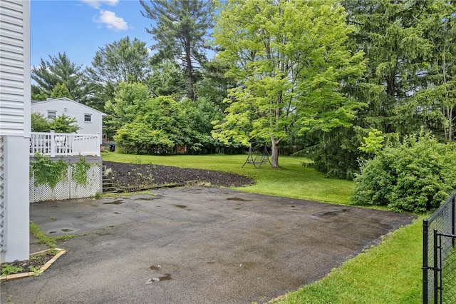 221 Springer, Moon/Crescent Twp, PA 15108 - view of patio / terrace with view of wooded area
