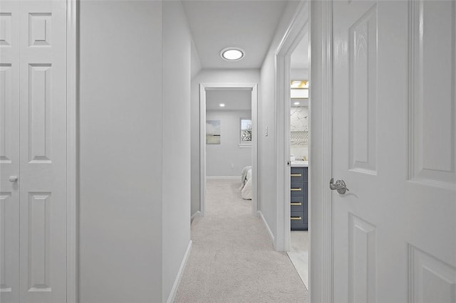 1171 Arrowood Dr, Mt Lebanon, PA 15243 - hall featuring light colored carpet and recessed lighting