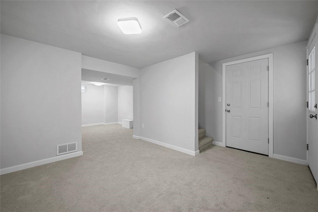 1171 Arrowood Dr, Mt Lebanon, PA 15243 - spare room featuring carpet flooring and stairway