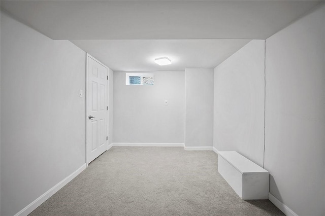 1171 Arrowood Dr, Mt Lebanon, PA 15243 - basement with carpet floors and baseboards