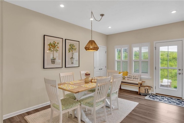 2005 Lampl Ln, Penn Twp Wml, PA 15644 - dining room featuring wood finished floors and recessed lighting