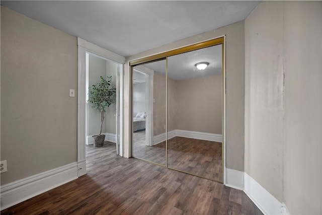 3103 Shadeland Ave, Brighton Heights, PA 15212 - unfurnished bedroom featuring wood finished floors and a closet