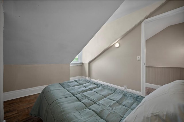 3103 Shadeland Ave, Brighton Heights, PA 15212 - bedroom featuring lofted ceiling and wood finished floors