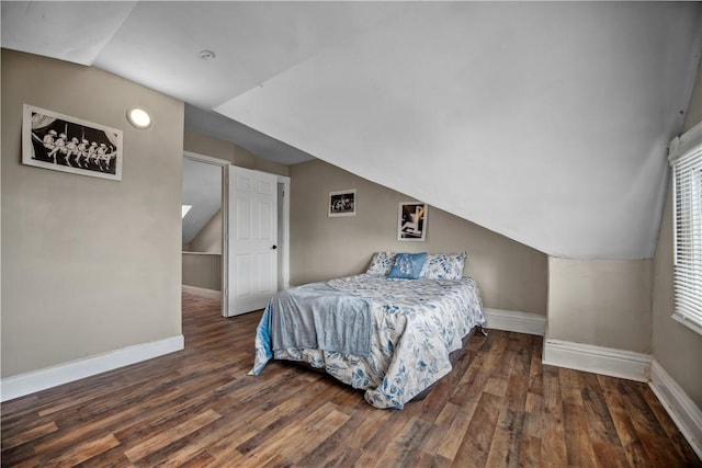 3103 Shadeland Ave, Brighton Heights, PA 15212 - bedroom with vaulted ceiling and wood finished floors