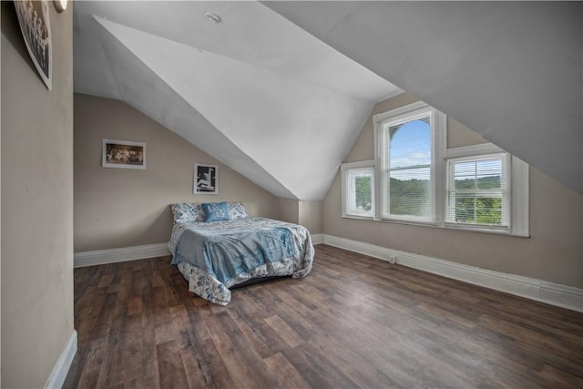 3103 Shadeland Ave, Brighton Heights, PA 15212 - bedroom featuring wood finished floors and vaulted ceiling