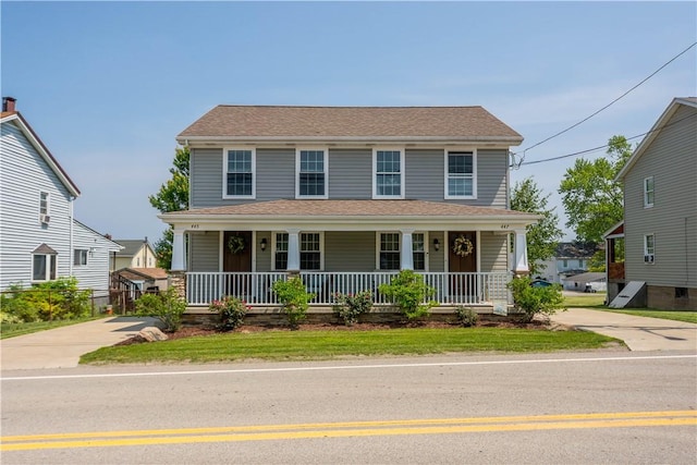 445/447 Georgetown Rd, Cecil, PA 15055 - view of front of house with covered porch