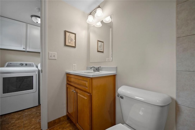 237 Prichard Ave, Centerville, PA 15358 - bathroom featuring washer / dryer and vanity