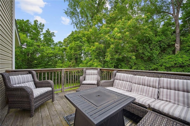 237 Prichard Ave, Centerville, PA 15358 - wooden terrace with an outdoor living space