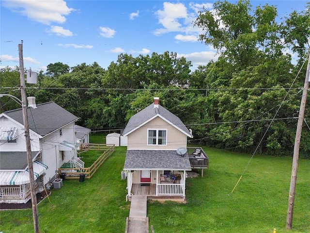 237 Prichard Ave, Centerville, PA 15358 - view from above of property