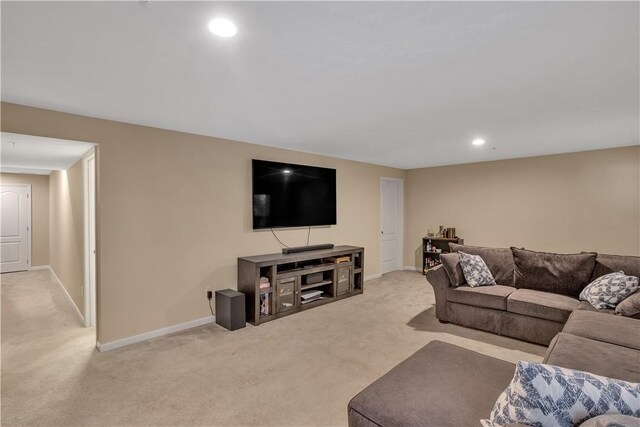 2278 Flint Dr, South Strabane, PA 15301 - living area with light colored carpet and recessed lighting