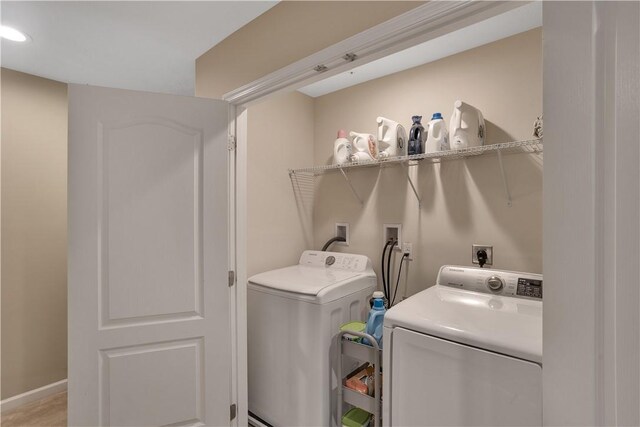 2278 Flint Dr, South Strabane, PA 15301 - washroom featuring separate washer and dryer