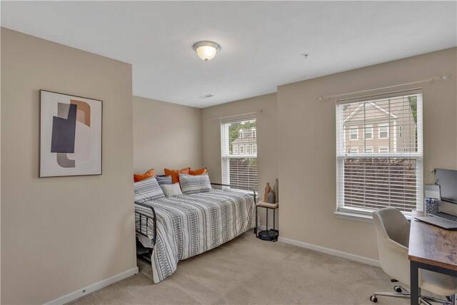 2278 Flint Dr, South Strabane, PA 15301 - carpeted bedroom featuring baseboards and an office area