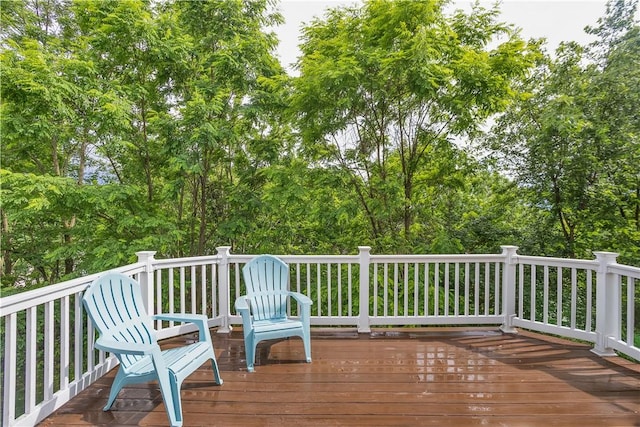 2278 Flint Dr, South Strabane, PA 15301 - view of wooden deck