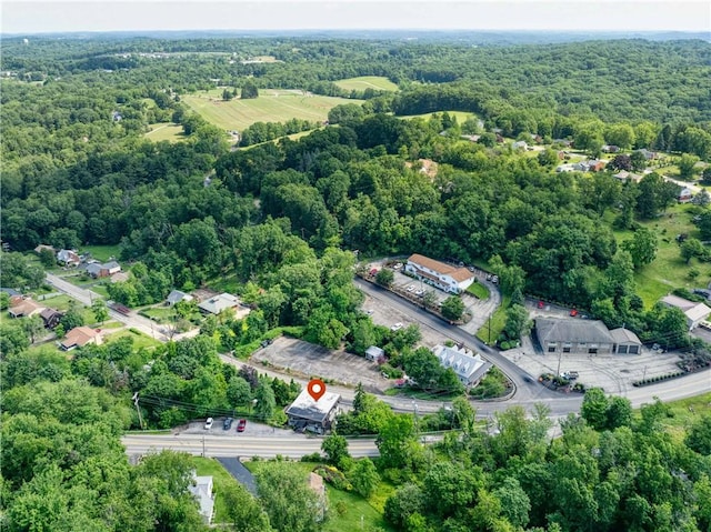 2807 Middle Rd, Hampton, PA 15116 - aerial overview of property's location with a forest