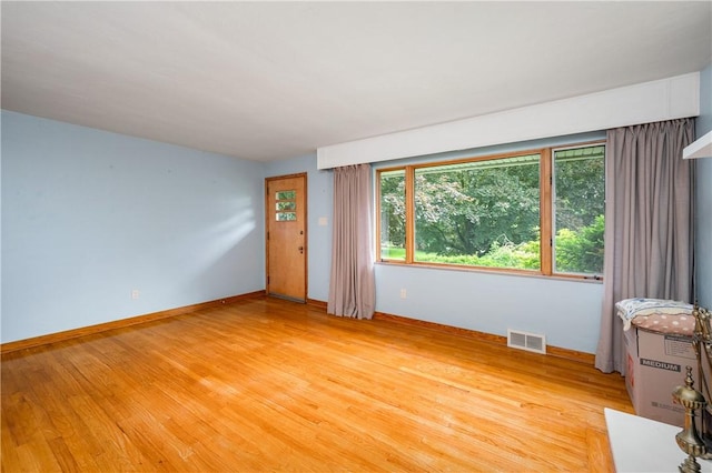 1833 Allison Ave, Mccandless, PA 15101 - unfurnished room featuring light wood-type flooring and baseboards