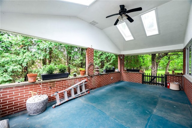 1833 Allison Ave, Mccandless, PA 15101 - view of patio / terrace with ceiling fan