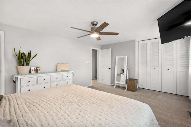 3118 Ridge Rd, South Park, PA 15129 - carpeted bedroom featuring a ceiling fan