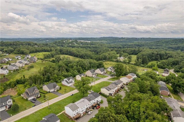 3118 Ridge Rd, South Park, PA 15129 - aerial view of residential area with a heavily wooded area