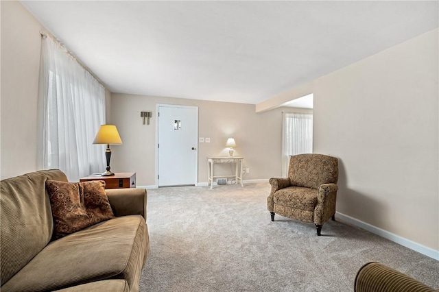 4457 Woodhill Dr, Munhall, PA 15120 - living room with carpet floors and healthy amount of natural light