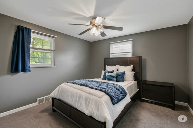 200 Anderson Pl, Shaler, PA 15116 - carpeted bedroom with baseboards and ceiling fan