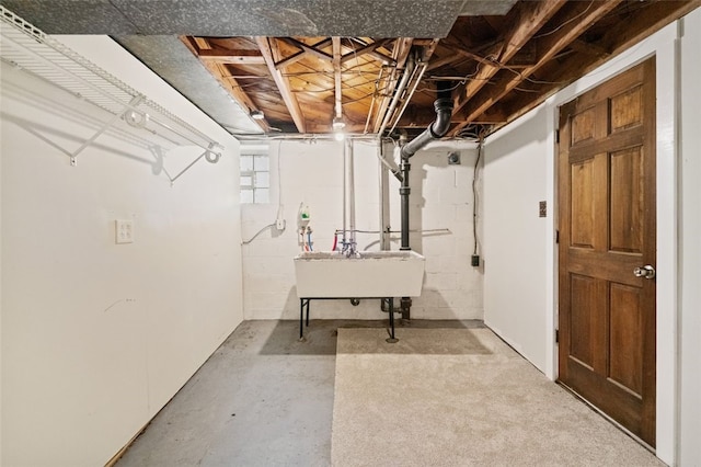 200 Anderson Pl, Shaler, PA 15116 - below grade area with a sink