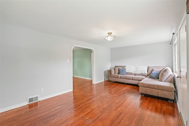 200 Anderson Pl, Shaler, PA 15116 - living area with arched walkways and wood finished floors