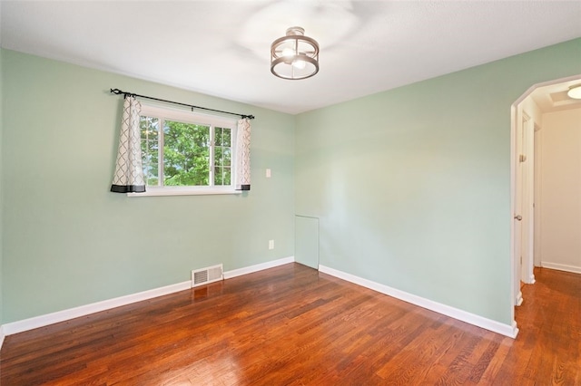 200 Anderson Pl, Shaler, PA 15116 - spare room with wood finished floors and arched walkways