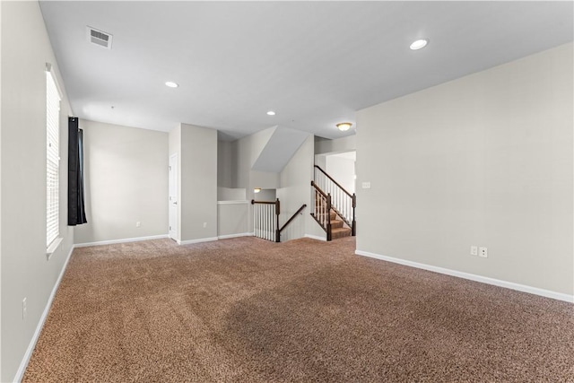 2804 Pointe View Dr, Adams Twp, PA 16046 - carpeted spare room featuring recessed lighting