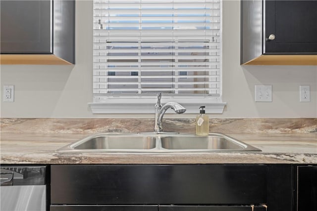 2804 Pointe View Dr, Adams Twp, PA 16046 - kitchen featuring stainless steel dishwasher and dark cabinets