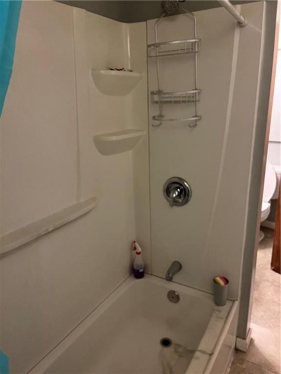 38 Rostock St, Spring Hill, PA 15212 - bathroom with shower / bath combination and tile patterned flooring