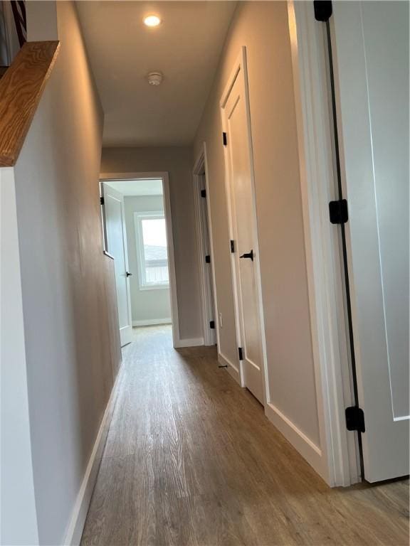 843 Ledlie St, Hill District, PA 15219 - corridor featuring wood finished floors and baseboards