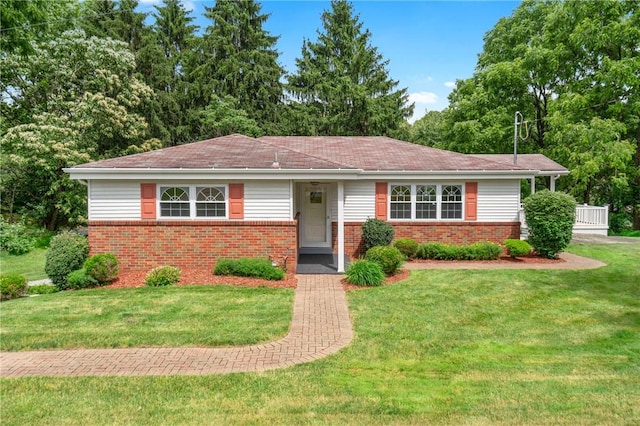 4421 Logan Ferry Rd, Murrysville, PA 15668 - single story home with brick siding and a front lawn