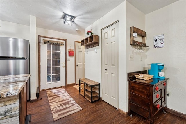 1147 Tanyard Ln, Hidden Valley, PA 15502 - mudroom with baseboards and dark wood-style floors