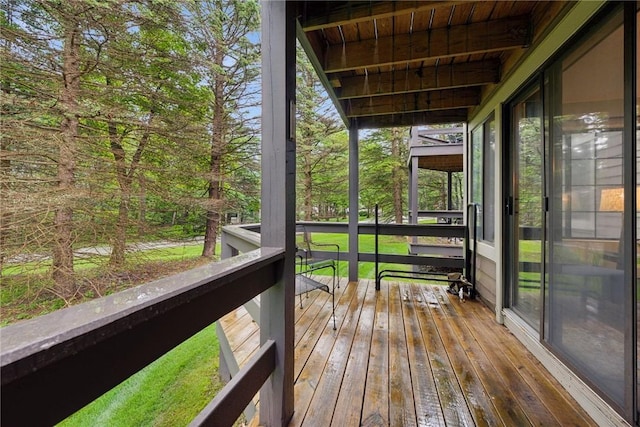 1147 Tanyard Ln, Hidden Valley, PA 15502 - view of unfurnished sunroom