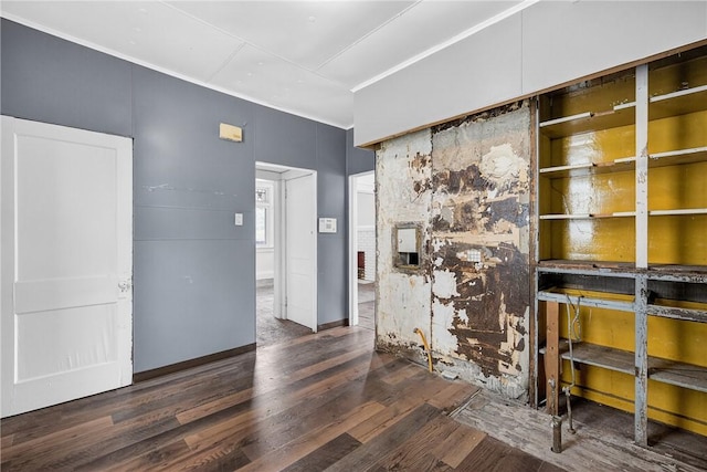 1201 3rd Ave, Beaver Falls, PA 15010 - spare room featuring wood finished floors and ornamental molding