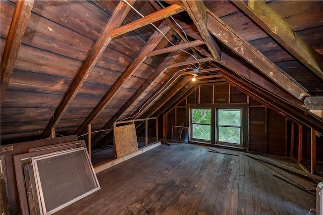 1155 French St, Sharon, PA 16146 - view of unfinished attic