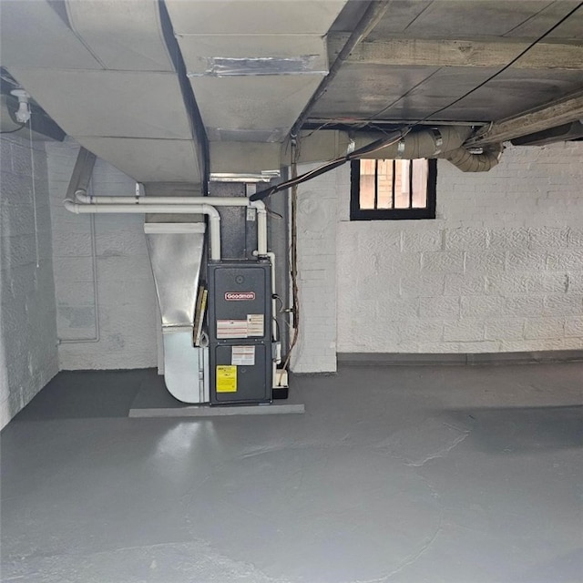 405 Penn Ave, New Brighton, PA 15061 - below grade area featuring heating unit