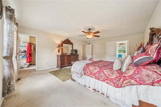 517 Callie Ct, Rostraver, PA 15089 - carpeted bedroom with ceiling fan and baseboards