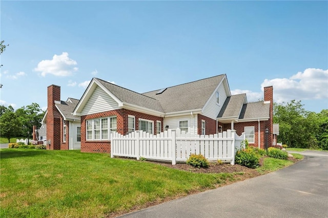 5111 Hemlock, Murrysville, PA 15668 - view of side of property with a chimney and brick siding