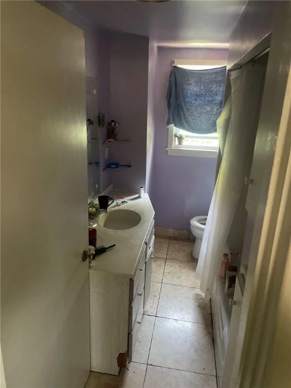 1213 Mccormick Ave, Connellsville, PA 15425 - bathroom with vanity and tile patterned flooring