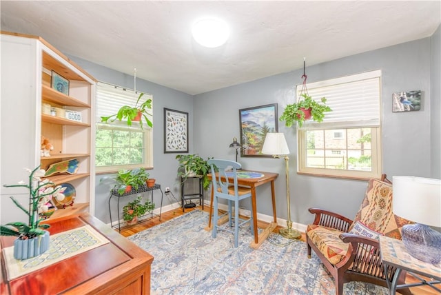 2688 Summit St, Bethel Park, PA 15102 - home office featuring baseboards and wood finished floors
