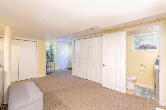 2688 Summit St, Bethel Park, PA 15102 - unfurnished bedroom featuring carpet flooring, multiple closets, and ensuite bathroom