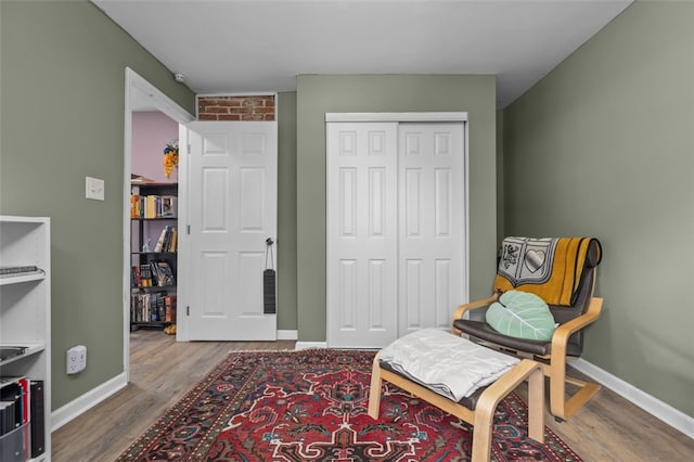 7129 Michigan Ave, Swissvale, PA 15218 - living area with wood finished floors and baseboards