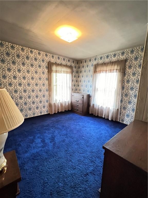 384 E End Ave, Beaver, PA 15009 - empty room featuring wallpapered walls and carpet floors