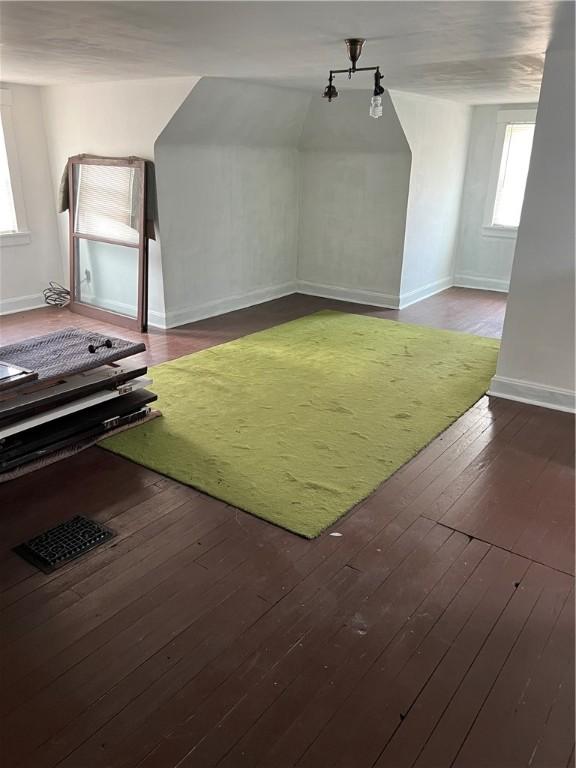 384 E End Ave, Beaver, PA 15009 - additional living space featuring baseboards and hardwood / wood-style flooring
