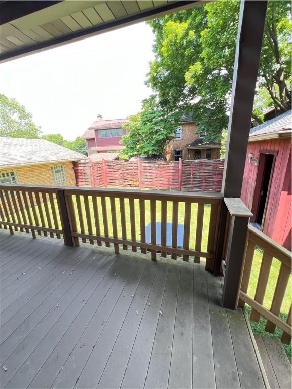 384 E End Ave, Beaver, PA 15009 - view of deck