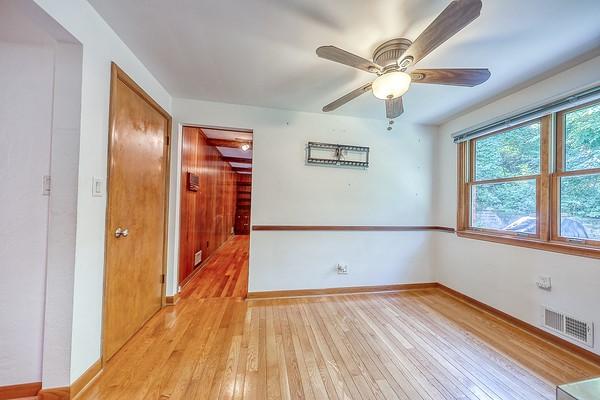 4517 W Brightview Ave, Whitehall, PA 15227 - unfurnished room featuring light wood finished floors and a ceiling fan
