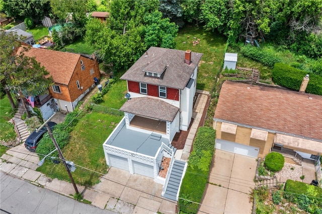 404 Ariston Ave, Carrick, PA 15210 - aerial view of property and surrounding area