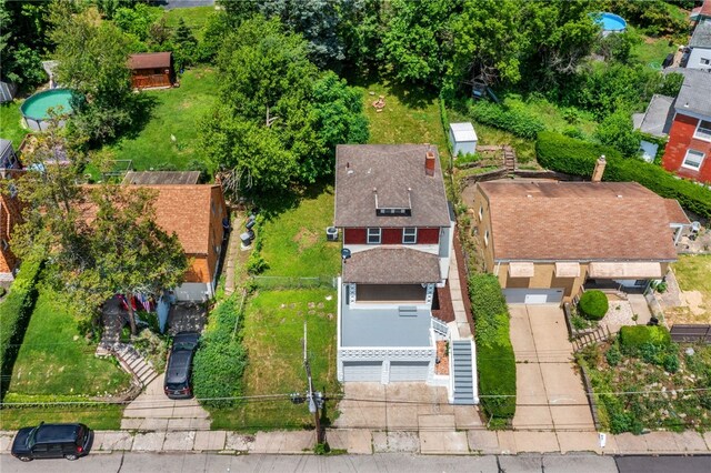404 Ariston Ave, Carrick, PA 15210 - aerial view of property and surrounding area