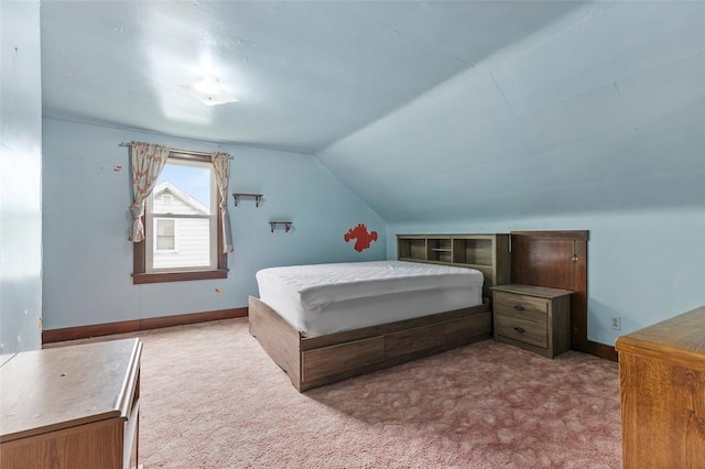 623 Rte 30, Findlay Twp, PA 15126 - carpeted bedroom with lofted ceiling and baseboards